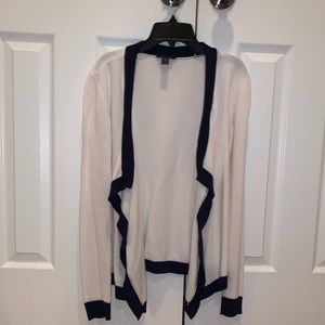 Tommy Hilfiger white and navy cardigan